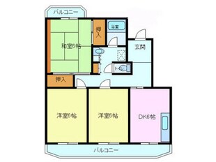 Ｋ－ハウスの物件間取画像